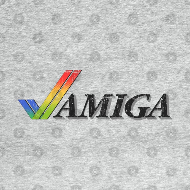 Commodore Amiga - Retro Logo Nostalgia by Sachpica